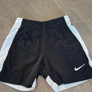 Nike Black and White Mesh Shorts